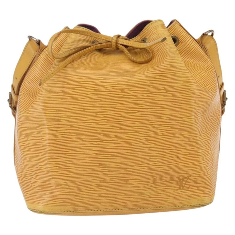Louis Vuitton Petit Noe Epi Leather Yellow Leather Shoulder Bag Bag